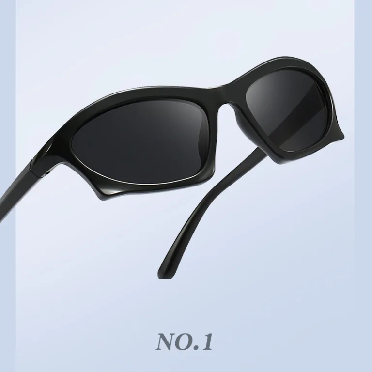 995 cross-border popular European and American concept polygonal wrapping "futuristic" sunglasses trend sunglasses