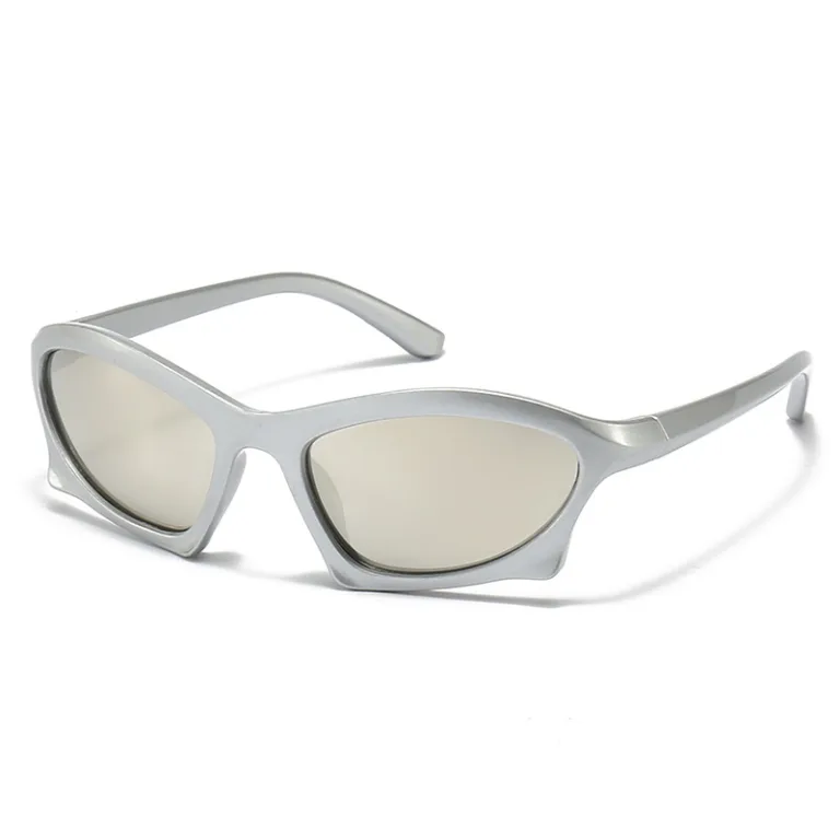 995 cross-border popular European and American concept polygonal wrapping "futuristic" sunglasses trend sunglasses - Image 8
