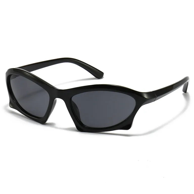 995 cross-border popular European and American concept polygonal wrapping "futuristic" sunglasses trend sunglasses - Image 5