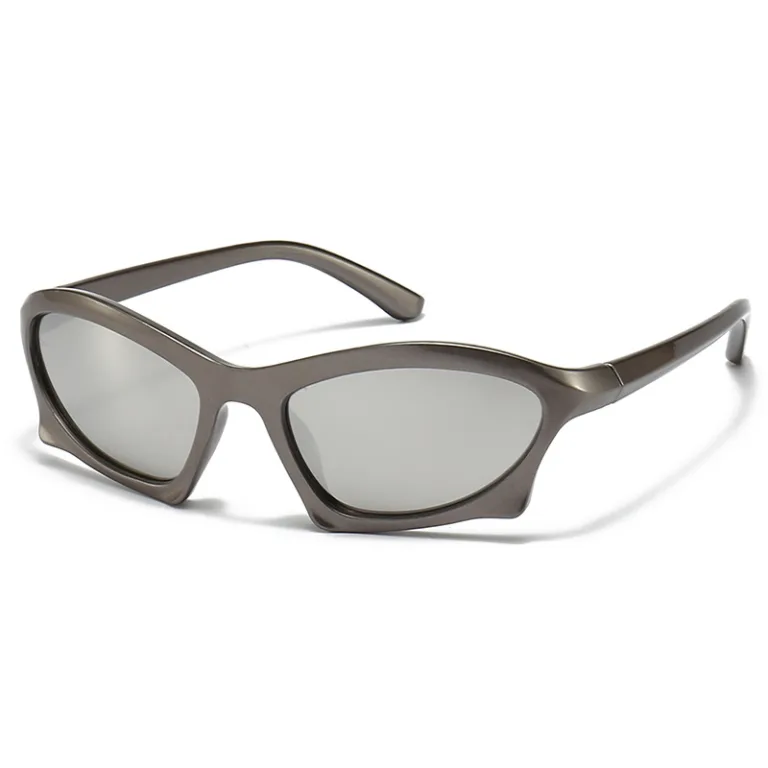 995 cross-border popular European and American concept polygonal wrapping "futuristic" sunglasses trend sunglasses - Image 7