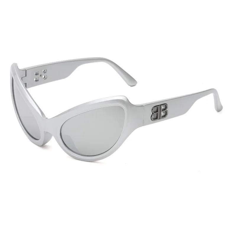 38121 Big Frame Cat Eye Frame Sunglasses 2022 New Y2K Trend Street Photography Sports Sunglasses Cross-border Wholesale - Image 3