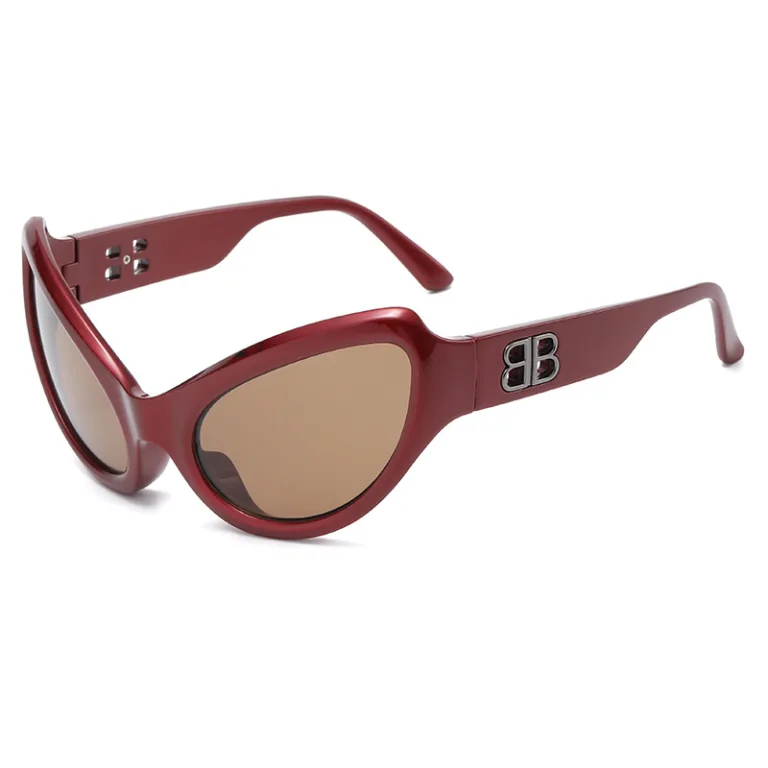 38121 Big Frame Cat Eye Frame Sunglasses 2022 New Y2K Trend Street Photography Sports Sunglasses Cross-border Wholesale - Image 5