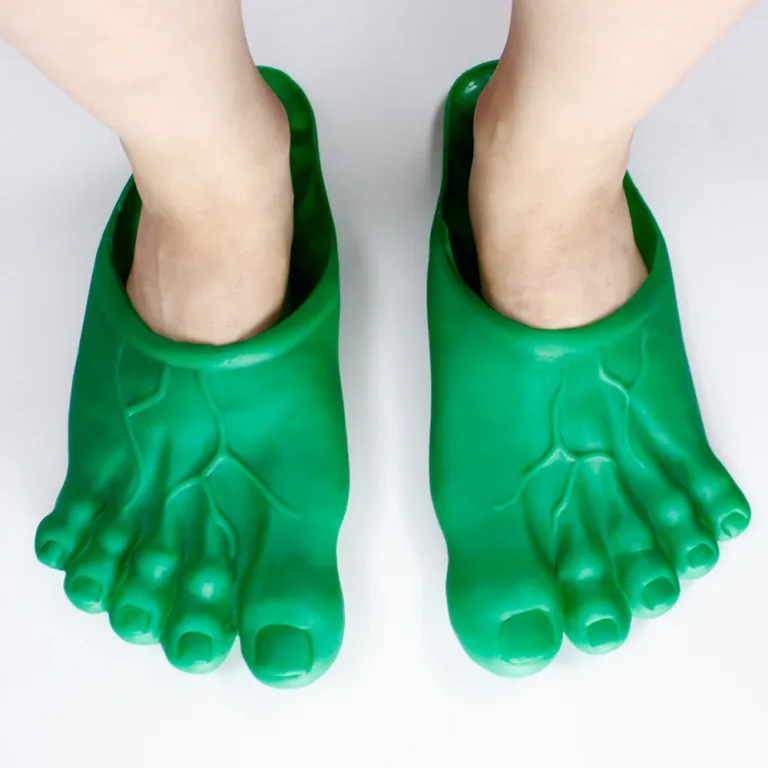 Weird toe slippers trick simulation big foot shoes barefoot barefoot fairy spoof Hulk five-finger foot shoes