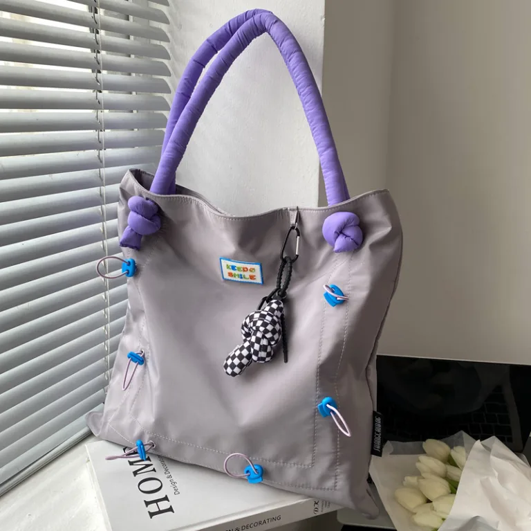 Seasonal Simple Bag Women's 2022 New Fashion Large Capacity Women's Bag Quality Women's Handbag One-Shoulder Tote Bag