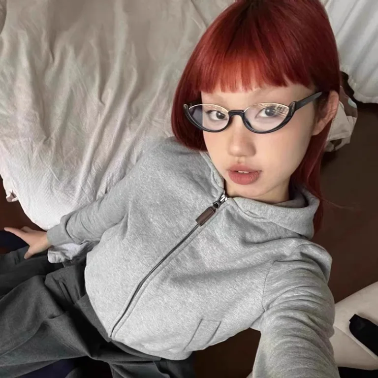 Half-rim crescent moon Y2K retro cat-eye glasses frame can be matched with prescription, plain makeup, decoration, flat mirror, concave modeling, street photography women