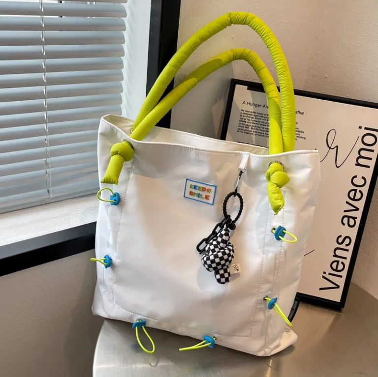 Seasonal Simple Bag Women's 2022 New Fashion Large Capacity Women's Bag Quality Women's Handbag One-Shoulder Tote Bag - Image 2