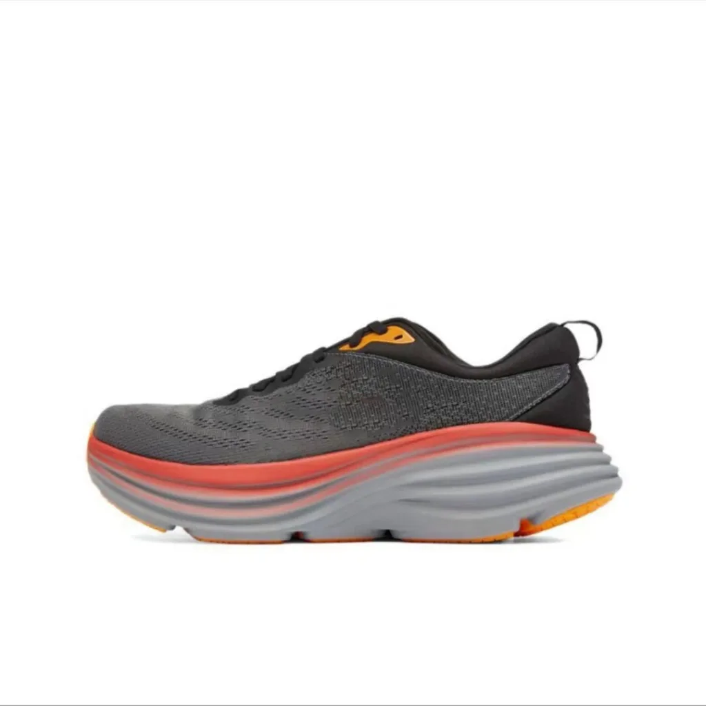 Marathon thick-soled soft shoes Bondi8 outdoor cross-country shock-absorbing running shoes men's and women's sports casual walking shoes - Image 13