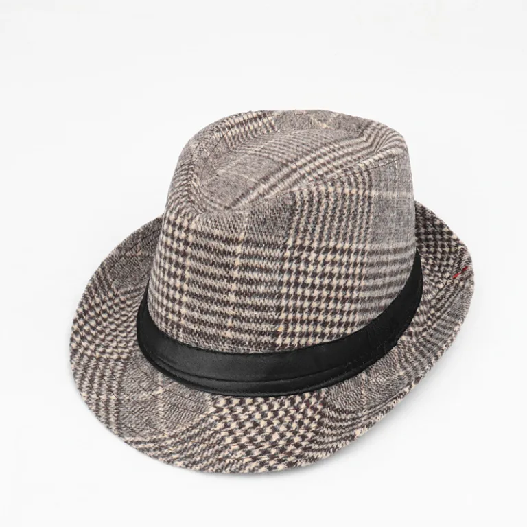 Cross-border new Korean version jazz hat fashion men's British retro men's small hat stage sunshade casual gentleman hat - Image 5