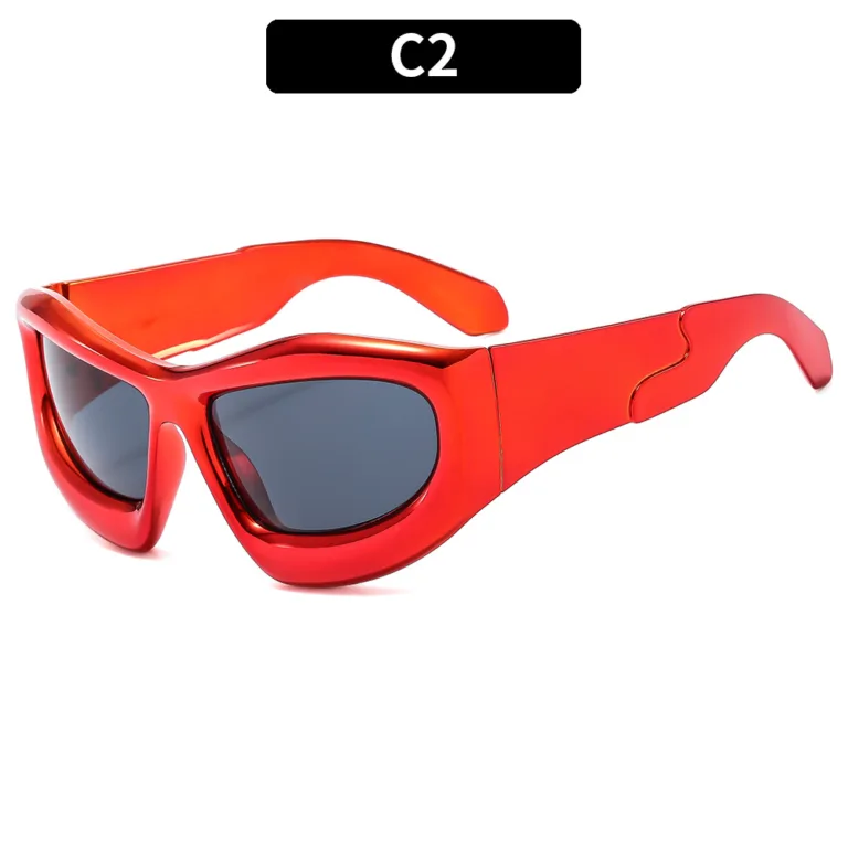 Cross-border Y2K personality bubble sunglassesEuropean and American hip-hop concave sunglasses, fashion trend sunglasses - Image 11