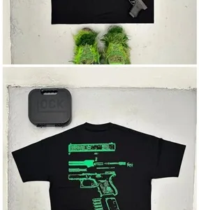 Men's T-Shirt Y2K Shirt Men's Harajuku Hip Hop In Us Trust Graphic Print Crew Neck Cotton T-Shirt - Image 11