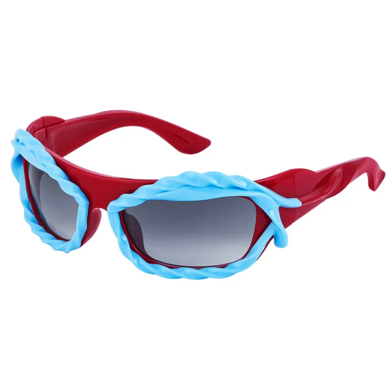 European and American Y2K millennial sunglasses women's tide personality irregular sports windproof special-shaped sunglasses men's cross-border wholesale - Image 3