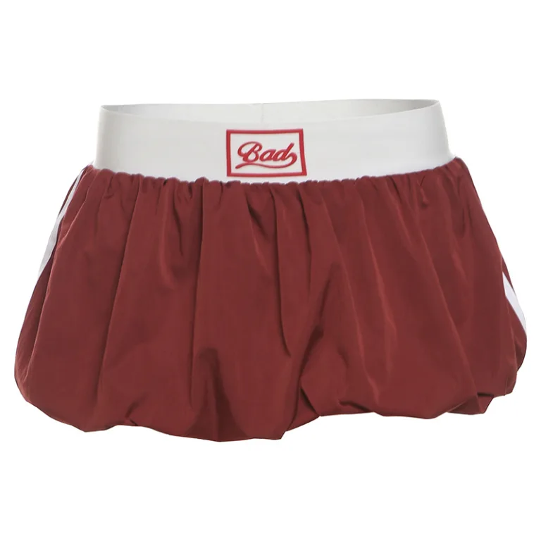 2024 European and American r style cross-border summer new women's solid colour slim street fashion low-waist casual sports skirt - Image 6