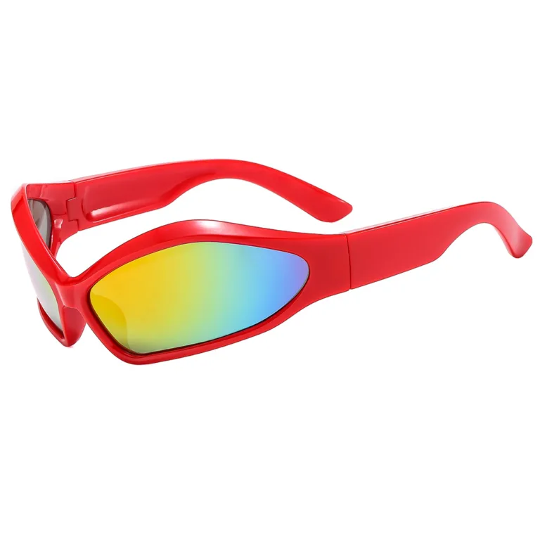 Cross-border Y2K personality oval color-block sunglasses, European and American hip-hop concave sunglasses, fashion trend sunglasses - Image 6