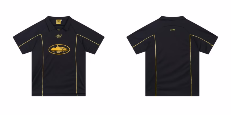 Corteiz short sleeve sports t-shirt soccer breathable polo shirt spring summer black american casual alcatraz jersey - Image 10