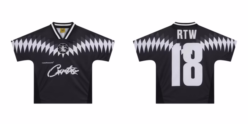 Corteiz short sleeve sports t-shirt soccer breathable polo shirt spring summer black american casual alcatraz jersey - Image 3