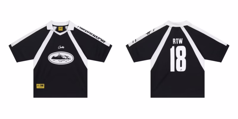 Corteiz short sleeve sports t-shirt soccer breathable polo shirt spring summer black american casual alcatraz jersey - Image 11