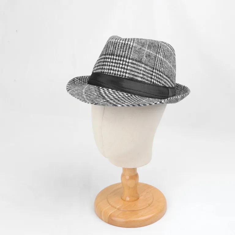 Cross-border new Korean version jazz hat fashion men's British retro men's small hat stage sunshade casual gentleman hat - Image 9