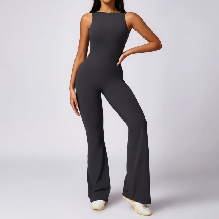 Zechuang European and American peach buttock lifting sports yoga jumpsuit women's casual micro-la fitness beautiful back yoga suit 8668 - Image 6