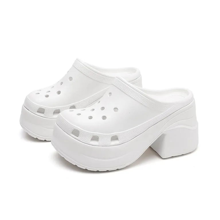 Foreign trade cross-border hot style spot mermaid hole shoes women's height-increasing beach cool slippers summer outerwear - Image 4