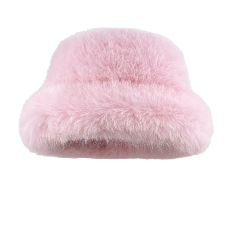 High-end imitation fur hat women's winter new face small fisherman hat plush cold-proof ear protection warm basin hat fashion - Image 7