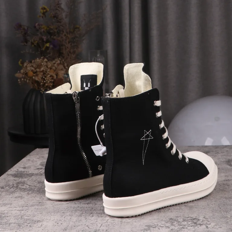 D605 versatile shoes men's six-pointed star fashion board shoes ro high-top canvas shoes height-enhancing men's height-enhancing pentagram - Image 4