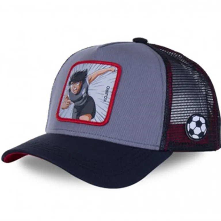 Spot foreign trade popular cartoon football boy baseball cap anime net cap American truck driver hat sunshade wholesale - Image 7