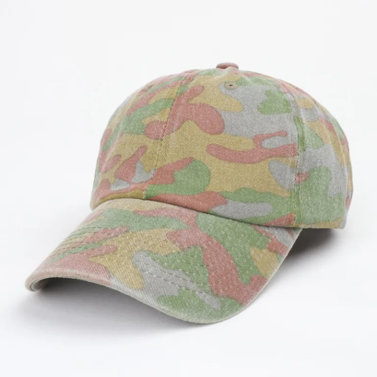 Cross-border new cotton washed denim camouflage curved brim baseball cap spring and summer men's and women's fashion fashion cap - Image 25