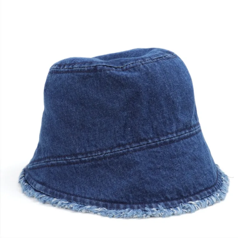 Cross-border new cowboy fur-edged fisherman hat female Korean version fashion personality face-showing small bucket basin hat sun protection sunshade hat - Image 4