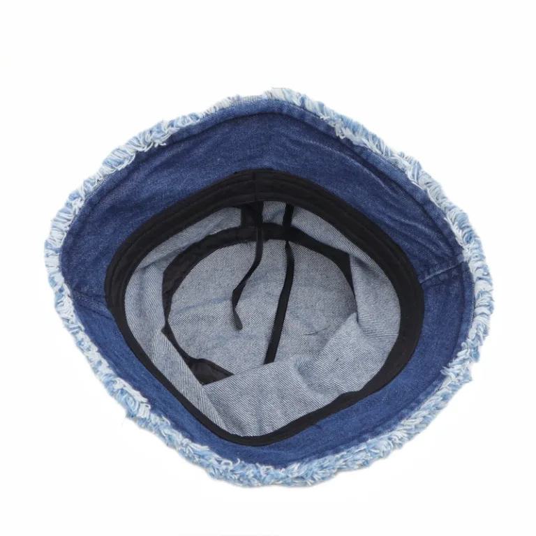 Cross-border new cowboy fur-edged fisherman hat female Korean version fashion personality face-showing small bucket basin hat sun protection sunshade hat - Image 5