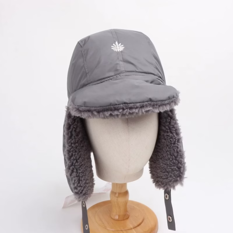 Autumn and winter plush thickened thunder hat men's outdoor warm windproof cycling hat lamb velvet earmuff pilot hat trend - Image 3