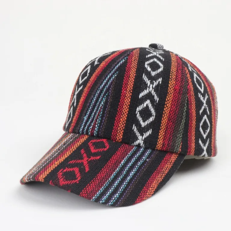 Hat women's bohemian style baseball cap men's retro ethnic style outdoor casual cap sun protection sunshade hat fashion - Image 5