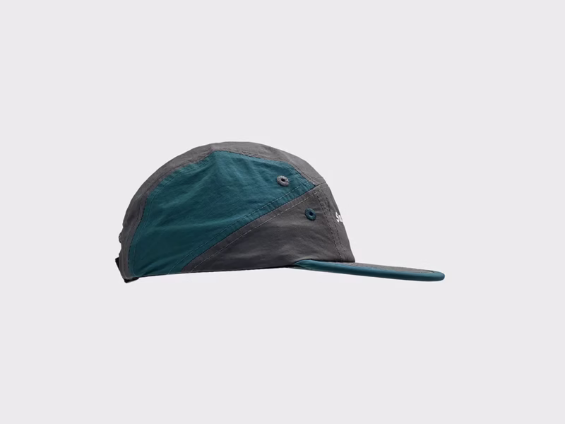 Light, thin, quick-drying outdoor flat-brimed hat, Japanese niche color-matched five-piece hat, street letter sunshade duck tongue hat for men and women - Image 3