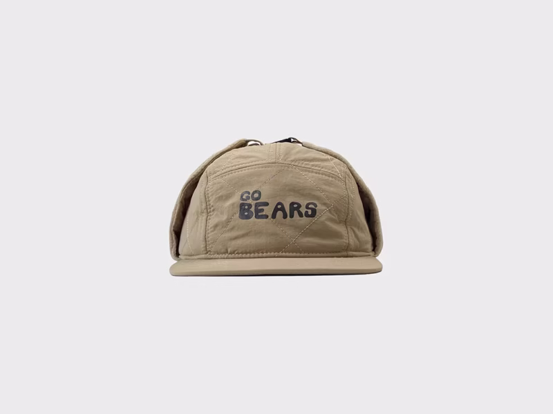 Korean flight hat, five-letter flat-brim hat, outer protective cotton, warm earmuffs, autumn and winter windproof and cold-proof thunder hat - Image 2