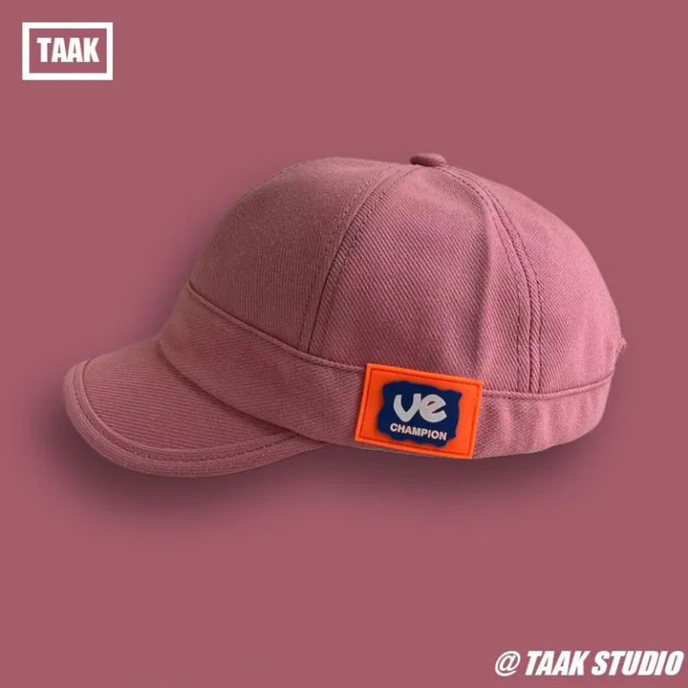 Japanese niche short brim baseball hat women's summer Korean version fashion casual retro short brim hat duck tongue cap fashionable men - Image 6