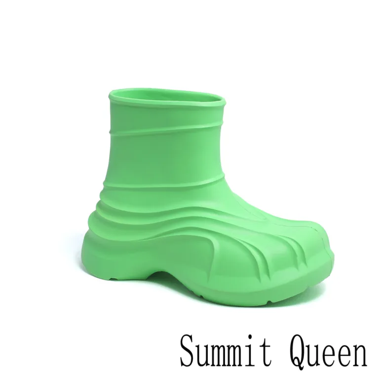 Summit Queen source manufacturer wholesale snow boots four seasons popular big brand flat replacement solid color waterproof rain shoes - Image 10