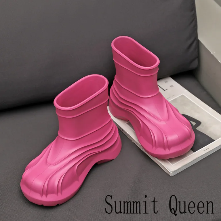 Summit Queen source manufacturer wholesale snow boots four seasons popular big brand flat replacement solid color waterproof rain shoes - Image 12