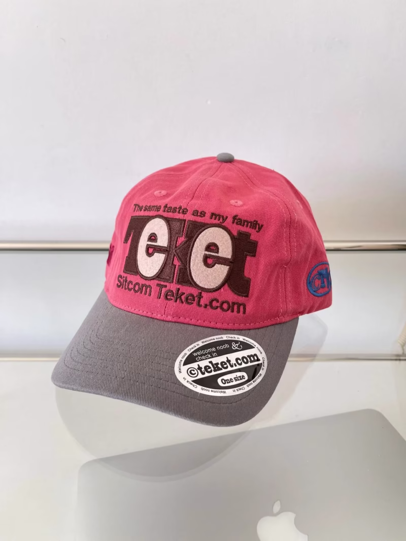 American retro letter embroidered cap women's niche street soft top baseball cap fashion brand contrasting cap - Image 5