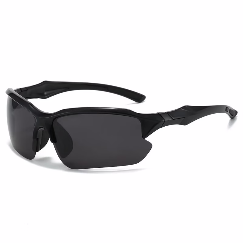 Cross-border European and American sports half rim polarized sunglasses men's cycling, running, fishing, sunglasses, lightweight goggles
