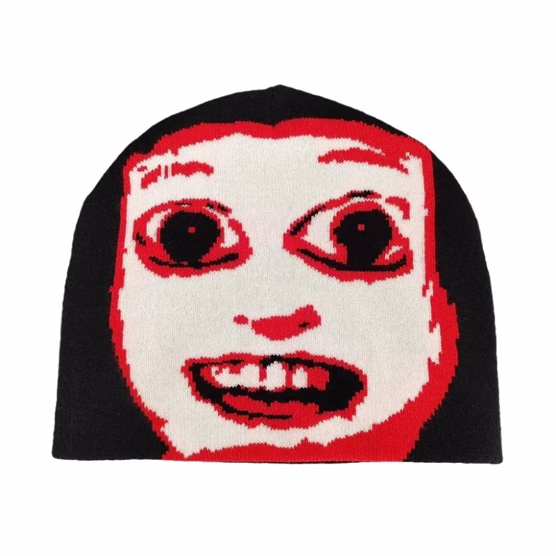 European and American cross-border new autumn and winter American street trend casual knitted hat personality weird hat
