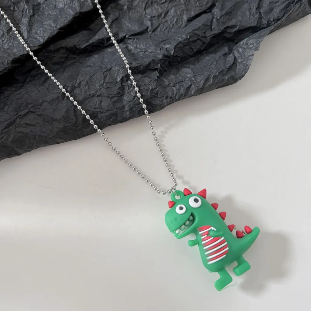 Internet celebrity hot jewelry rice bead necklace monster pendant Korean style - Image 16