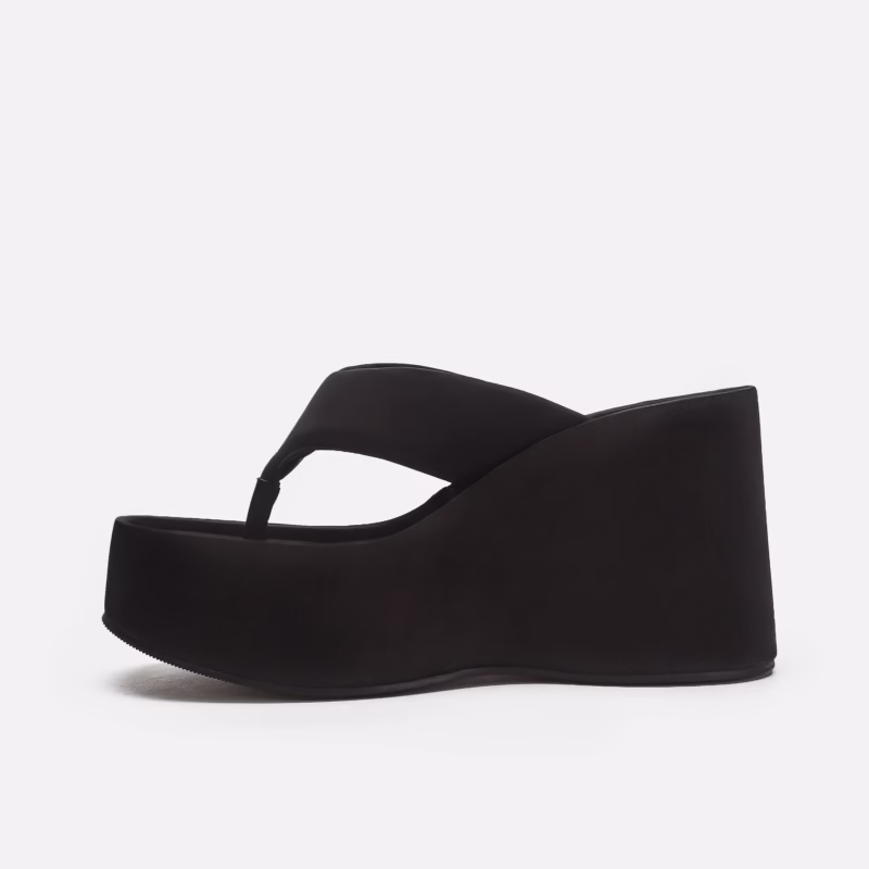 Foreign trade cross-border muffin thick-soled herringe slippers women's outerwear clip foot slope heel height-enhancing Internet celebrity cool slippers women's summer