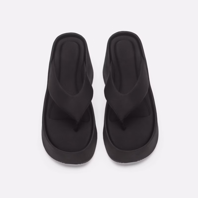 Foreign trade cross-border muffin thick-soled herringe slippers women's outerwear clip foot slope heel height-enhancing Internet celebrity cool slippers women's summer - Image 4