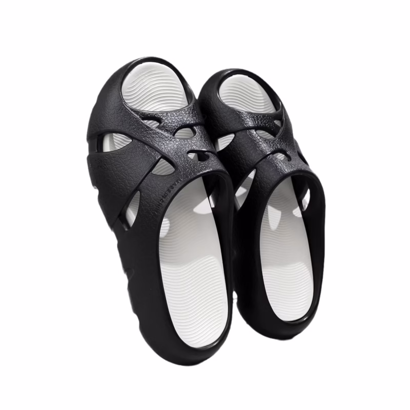 2024 new sports slippers women's high-elastic shock-absorbing EVA summer outerwear thick-soled basketball cool slippers men - Image 2