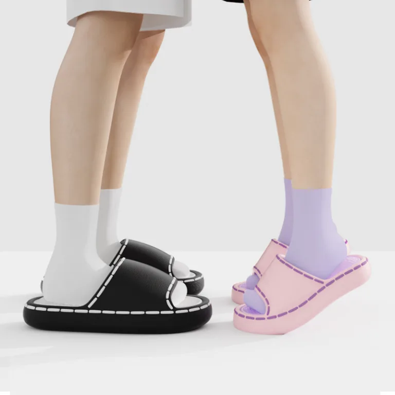 men’s summer outdoor and indoor slippers, gradient slippers, men's outerwear, summer indoor home, home, non-slip, silent, couple, bathroom, cool slippers, women's - Image 2