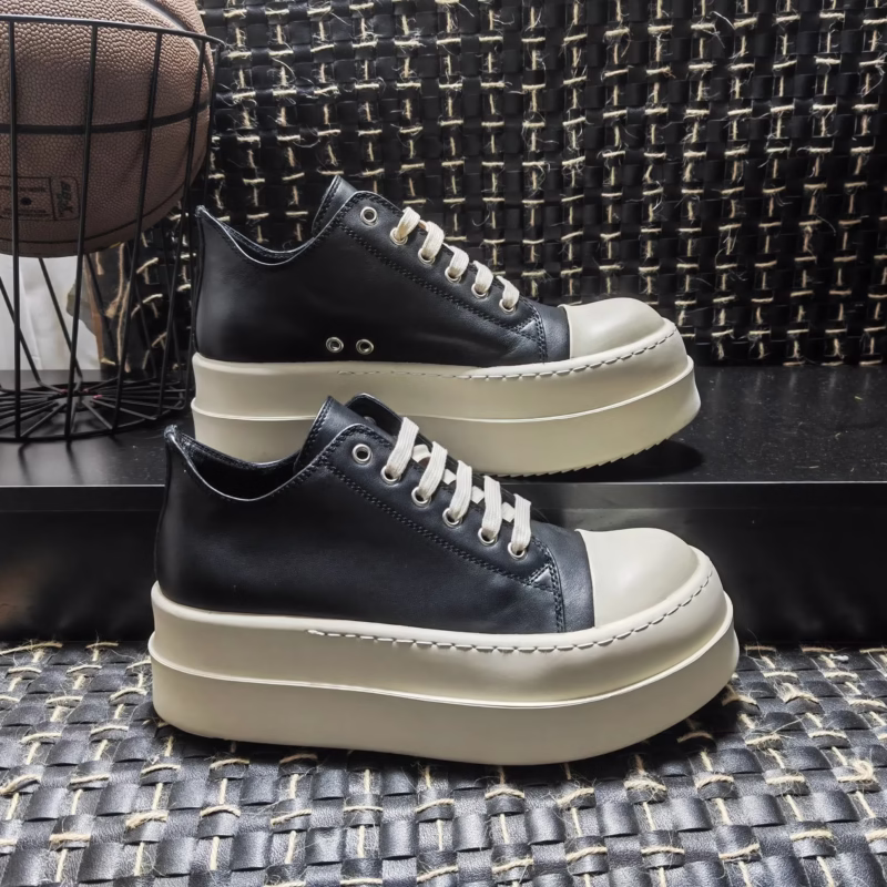 2024RO new extreme height-increasing sky-high-heeled street fashion shoes low-top thick-soled men's and women's fashion Korean version 7CM shoes - Image 3