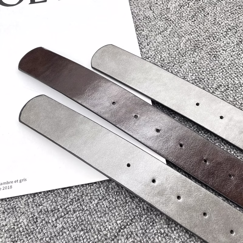 Black Men's Belt Punk Personality Belt Korean Version Punk Dominant Skull Poker Fashion Casual Rock Trend - Image 4