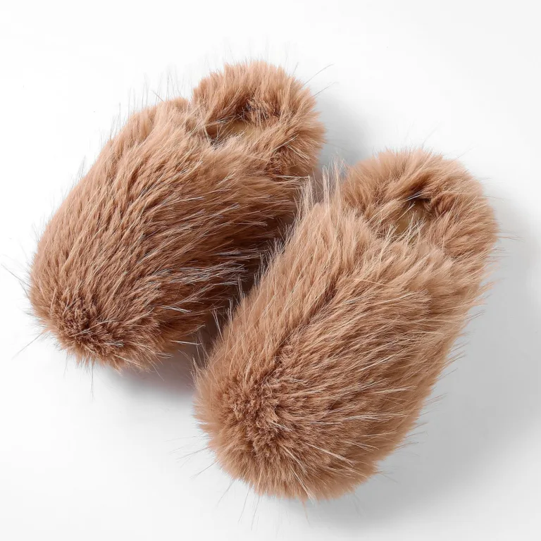 Manufacturers wholesale foreign trade wool slippers women's autumn and winter home plush warm cotton slippers imitation fur anti-slip toe slippers