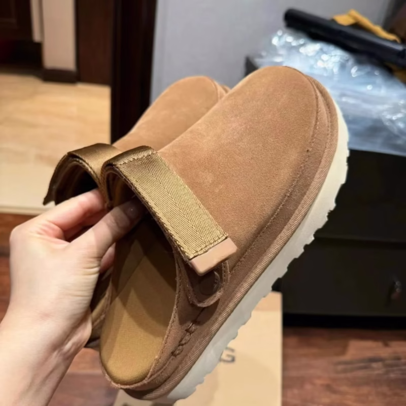 U's new summer women's half-wrap-head slippers Venus cro thick-soled Boken shoes women's shoes casual sandals - Image 9