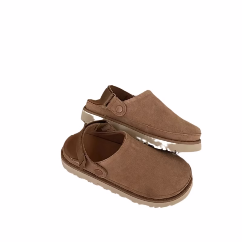 U's new summer women's half-wrap-head slippers Venus cro thick-soled Boken shoes women's shoes casual sandals - Image 3