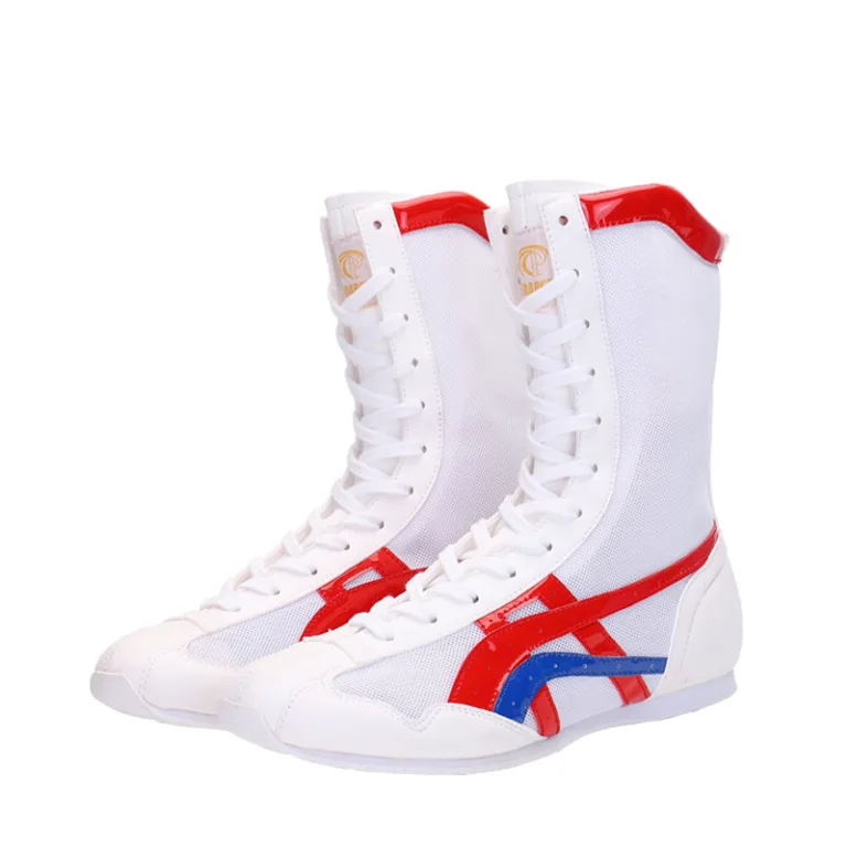 Plus Size Boxing Shoes Men's Shoes Mesh Training Shoes Size 46 Sanda Combat Shoes Student Wrestling Shoes Women's Shoes Size 36